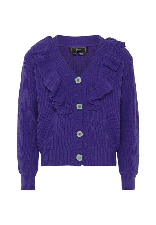 faina Cardigan  mørkelilla