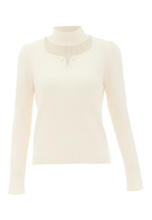 NAEMI Pullover  uldhvid