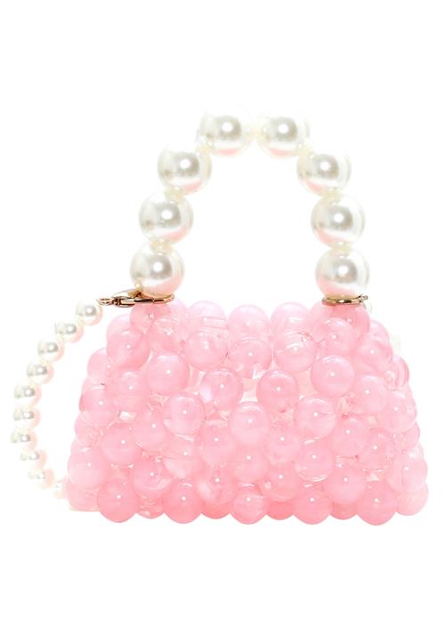 Koosh Håndtaske  pink / perlehvid