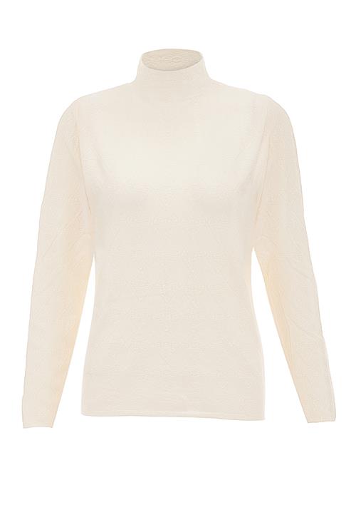 LEOMIA Pullover  uldhvid