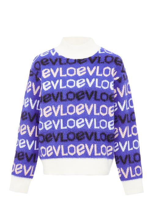 ebeeza Pullover  indigo / pastelpink / sort / hvid