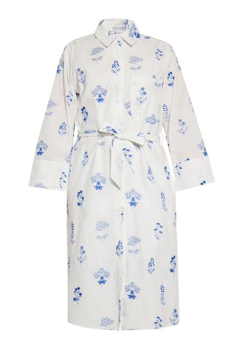 Usha Blusekjole  blå / hvid