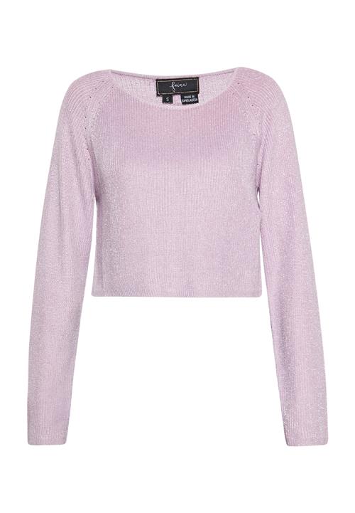 faina Pullover  lilla / sølv