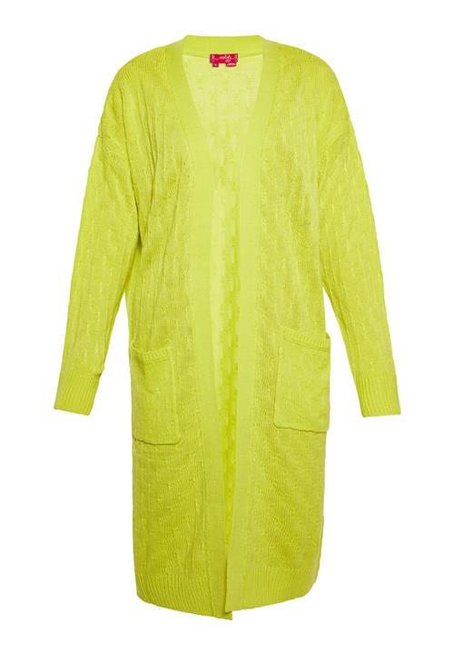 swirly Cardigan  lemon