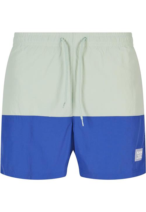Karl Kani Badeshorts  royalblå / grå / mint