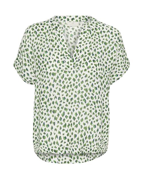 Kaffe Bluse 'Ano'  græsgrøn / pastelgrøn