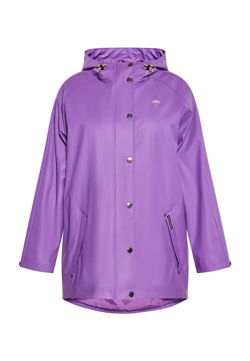 Schmuddelwedda Funktionsfrakke  lilla / hvid