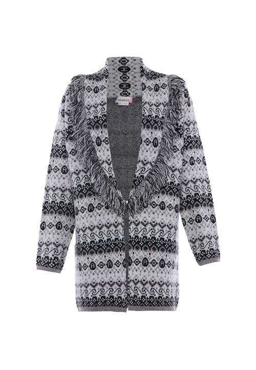 ebeeza Cardigan  grå / sort