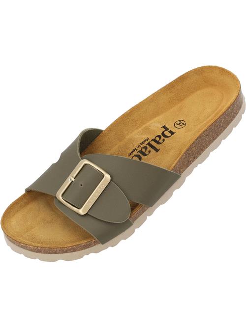 Palado Pantoletter 'Tinos'  grøn / oliven / mørkegrøn