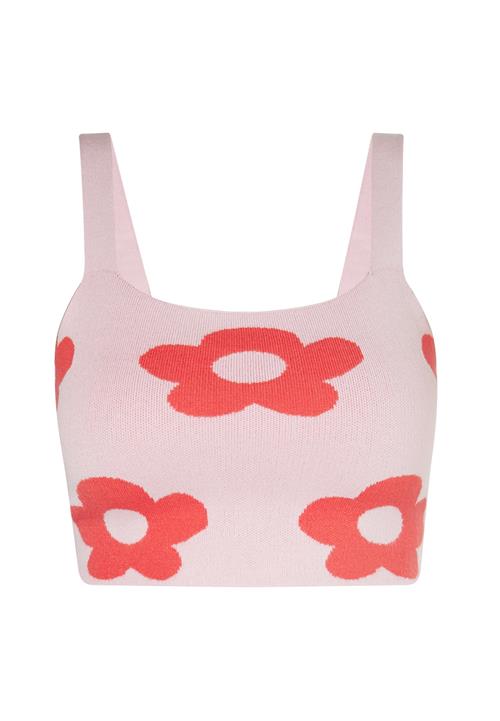 swirly Overdel  lys pink / rød