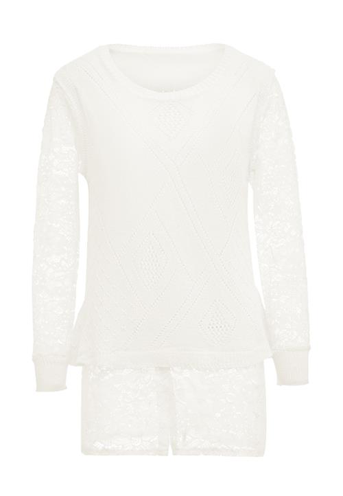 LUREA Pullover  naturhvid