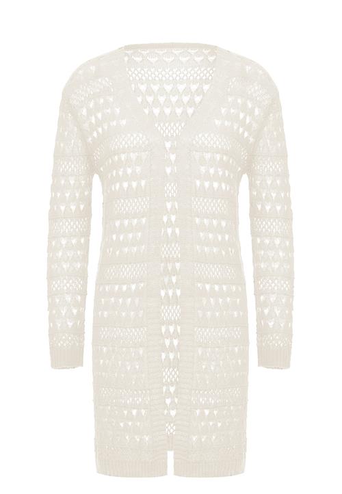 ebeeza Cardigan  uldhvid