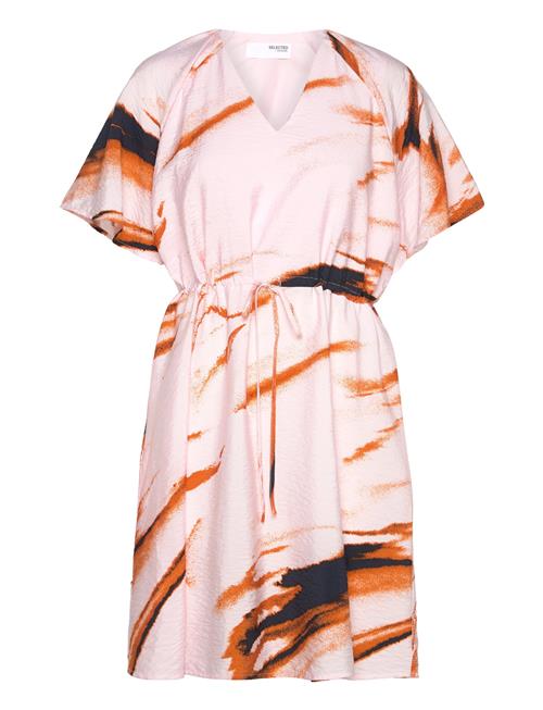 Selected | Slfattia Ss Aop V-Neck Short Dress B | 42