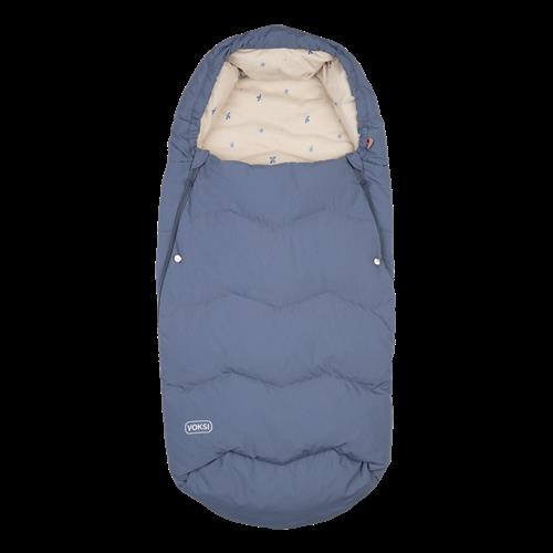 Voksi Explorer Fodpose - Varm Stone Blue  Stone Blue-0-3 Y Wool, Down Blå  0-3 år 0-3 Years unisex