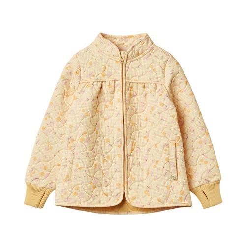 Wheat Thilde Termojakke Yellow Cherries 128 cm Thermo Gul  128 cm  kvinde