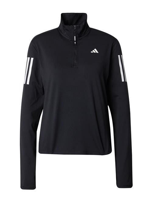 ADIDAS PERFORMANCE Funktionsbluse 'Own The Run'  sort / hvid