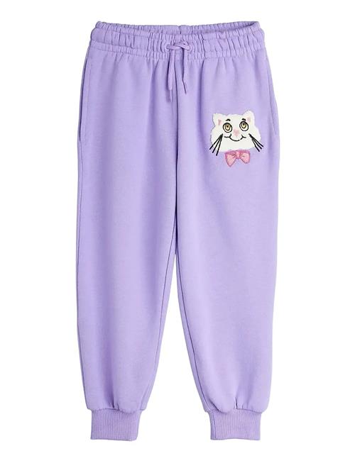 Mini Rodini | Cat With Bowtie Chenille Sweatpants | 92/98