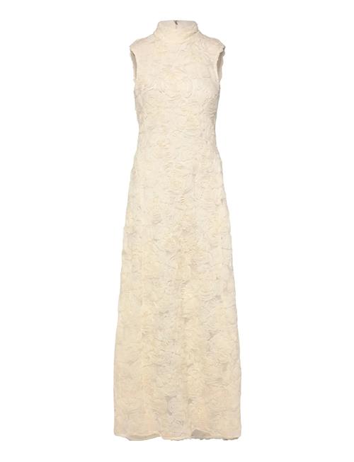 ROTATE Birger Christensen | Flower Mesh Maxi Dress | 34