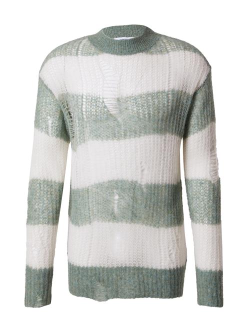 ABOUT YOU Limited Pullover 'Leo'  jade / hvid