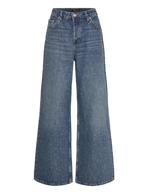 Mango | Wide-Leg Jeans With Rhinestones | 36