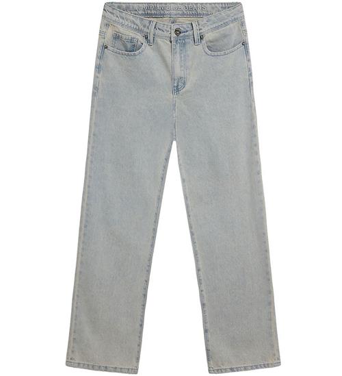 Indian Blue Jeans Bukser - Wide Loose - Used Medium Denim