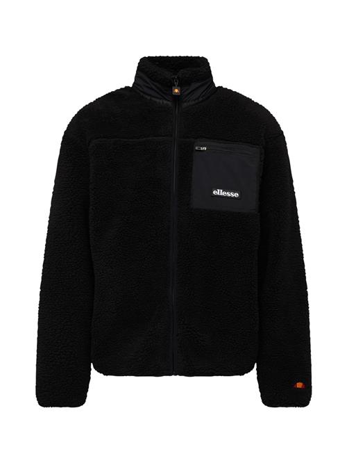 ELLESSE Fleecejakke 'Este'  orange / rød / sort / hvid