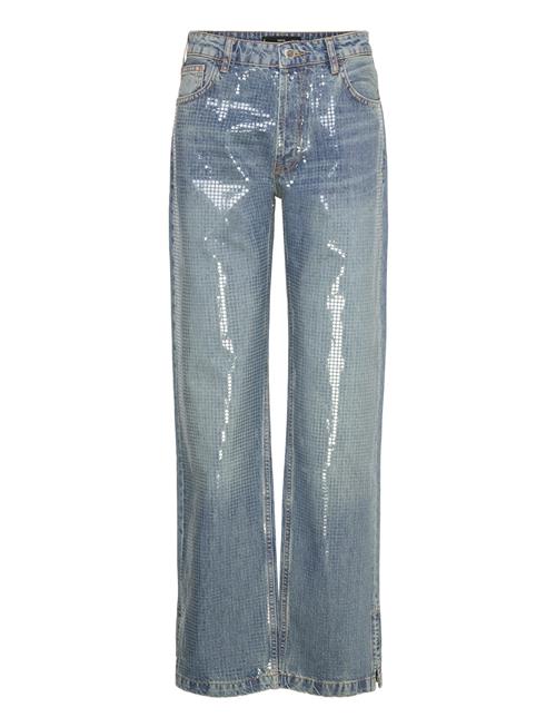 Mango | Jeans With Sequins Under Slits | 36