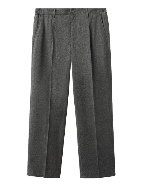 Mango | Regular-Fit Pleated Flannel Trousers | 48