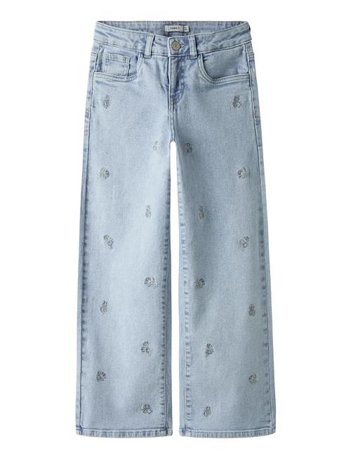 name it | Nkfrose Wide Emb Jeans 2010-Fr Noos | 128