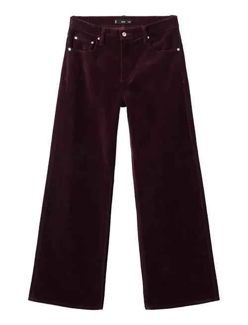 Mango | Wide-Leg Velvet Jeans | 38