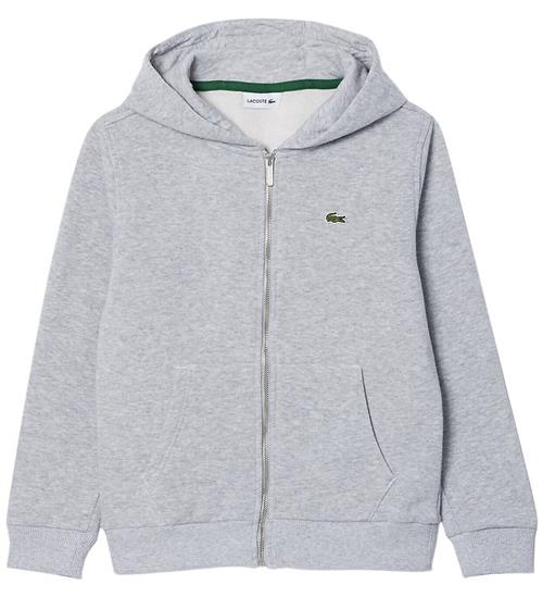 Lacoste Cardigan - LCB Core Fleece Full Zip - Argent Chine