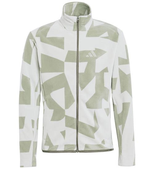 adidas Performance Fleecetrøje - K MT AOP FL JKT - HALGRN/TENGRN