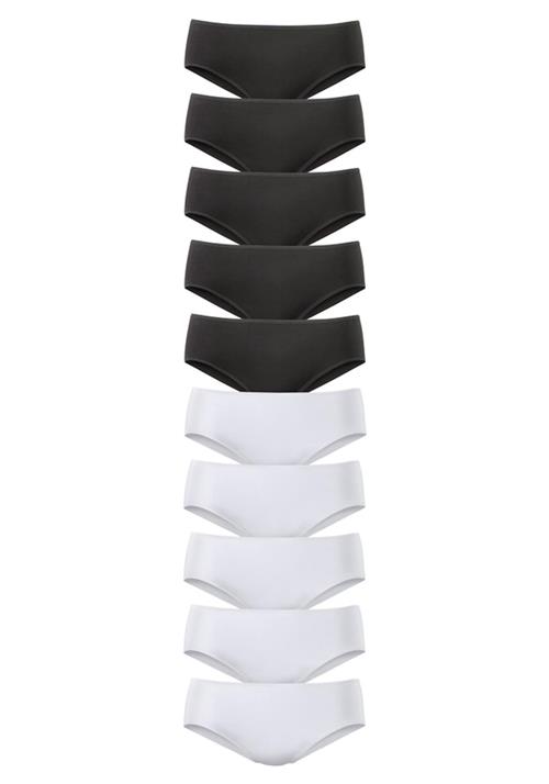 PETITE FLEUR Slip  sort / hvid