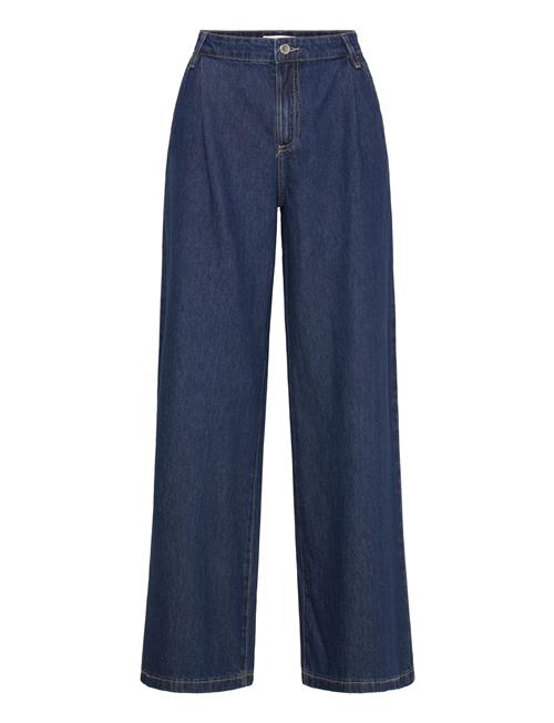 Mango | Wide-Leg Pleated Jeans | 38