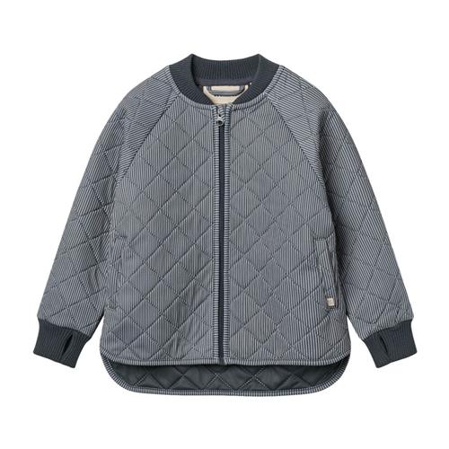 Wheat Sylvester Termojakke Ink Stripe 98 cm Thermo Blå  98 cm  unisex