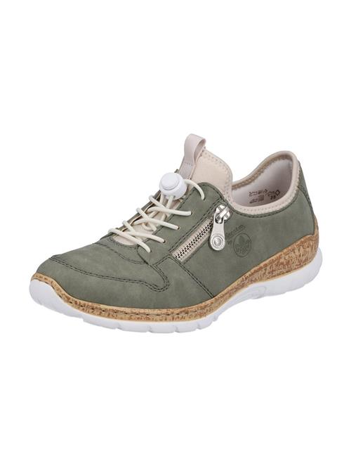 Rieker Sneaker low  lysebeige / grøn