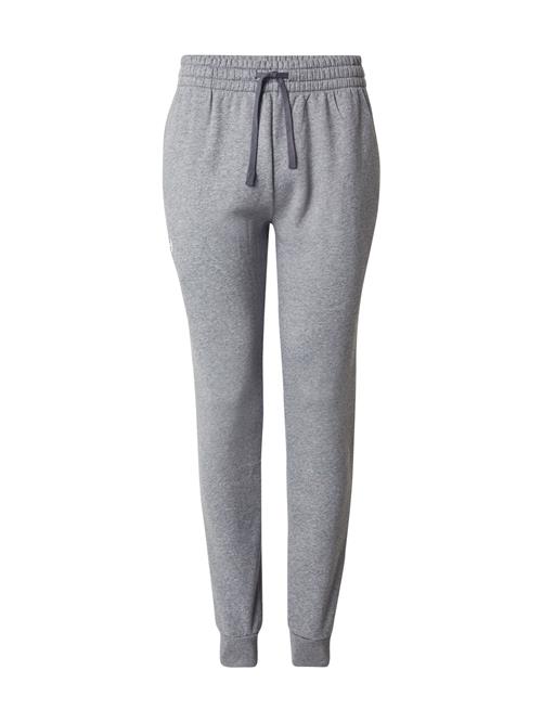 UNDER ARMOUR Sportsbukser 'Rival'  grå-meleret / hvid