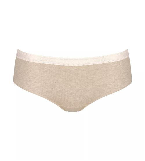 SLOGGI Slip 'GO'  creme / mørkegrå / grå-meleret