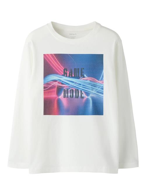 NAME IT Langærmet Bluse Voto Cloud Dancer Game Mode