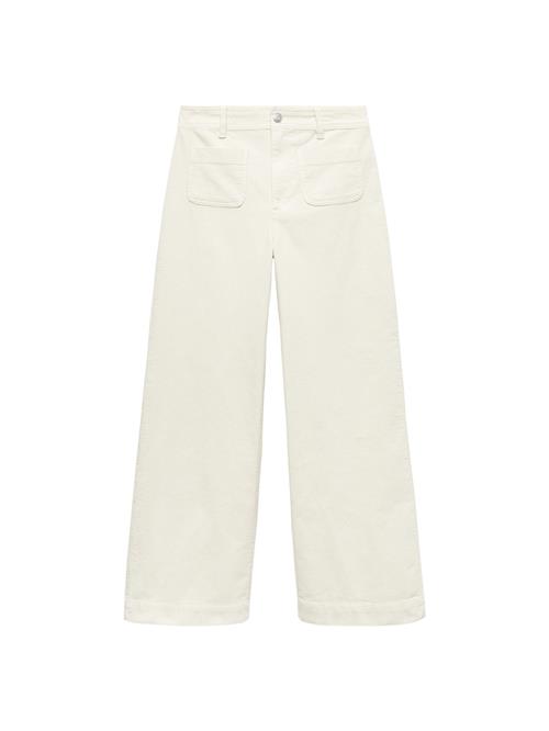 MANGO Jeans 'Catherip'  uldhvid