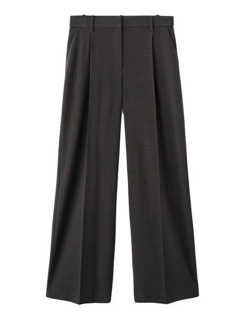 Mango | Check Pleated Trousers | 38