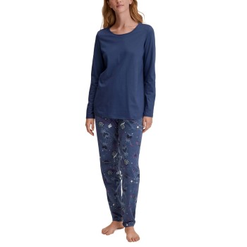 Calida Mystic Nights Pyjamas Marineblå bomuld X-Small Dame