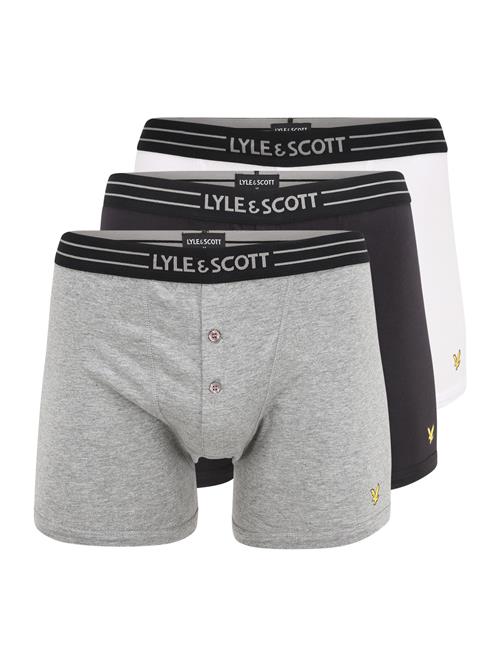 Lyle & Scott Boksershorts 'Lewis'  navy / lysegrå / sort / hvid