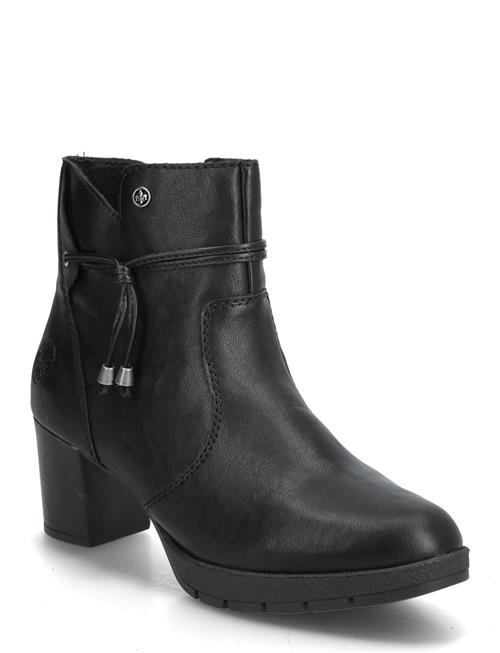 Rieker | Rieker Ladies Mid Height Boots 77667-00 Black | 37
