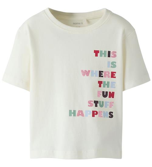 Name It T-shirt - NmfBelina - Gardenia