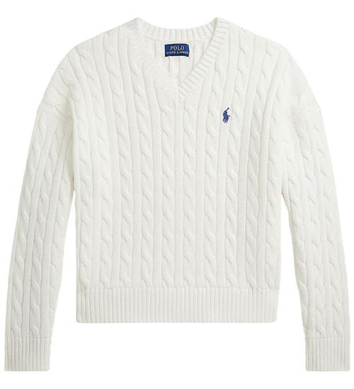 Polo Ralph Lauren Bluse - Strik - Deckwash White