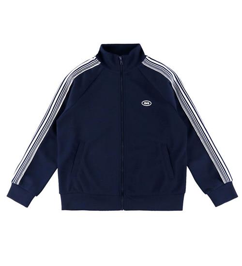 Grunt Cardigan - GrCarlos - Navy m. Hvid