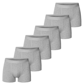Bread & Boxers Bread and Boxers Boxer Briefs 6P Grå økologisk bomuld X-Small Herre