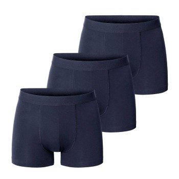 Bread & Boxers Bread and Boxers Boxer Briefs 3P Marineblå økologisk bomuld X-Small Herre