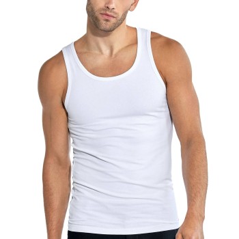 Bread & Boxers Bread and Boxers Men Tanks 2P Hvid økologisk bomuld X-Large Herre